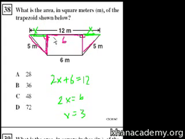 Geometry : CA Geometry: Pythagorean Theo... Volume Test Prep series by Sal Khan