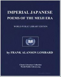 Imperial Japanese Poems of the Meiji Era by Lombard, Frank Alanson