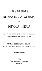 The Inventions : Researches and Writing ... by Thomas Commerford Martin