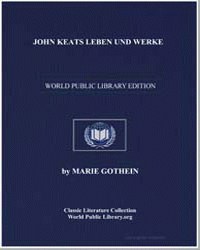 John Keats : Leben und Werke. by John Keats