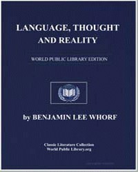 Language, Thought, And Reality; Selected... by 
