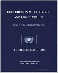 Lectures on Metaphysics and Logic by 