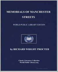 Memorials of Manchester Streets by Procter, Richard Wright