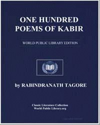 One Hundred Poems of Kabir, Tr. By Rabin... by Kabir
