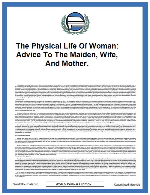 The Physical Life of Woman: Advice to th... by George Henry Napheys