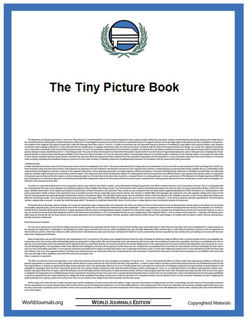 The Tiny Picture Book by 