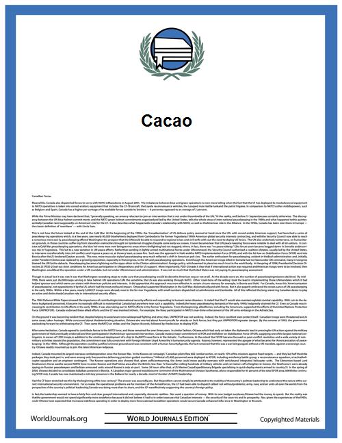 Cacao by International Bureau of the American Republics