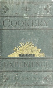 Cookery from Experience : A Practical Gu... by Paul, Sara T