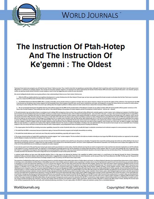 The Instruction of Ptah-Hotep and the In... by Ptah-Hotep