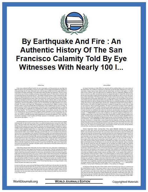 By Earthquake and Fire : An Authentic Hi... by Smyth, Lindley