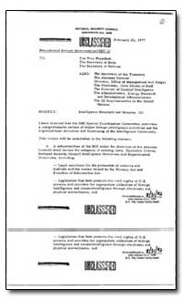 Intelligence Structure and Mission by Carter, Jimmy