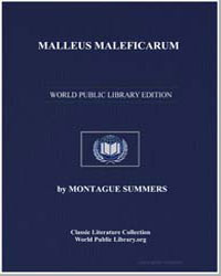 Malleus Maleficarum by Summers, Montague