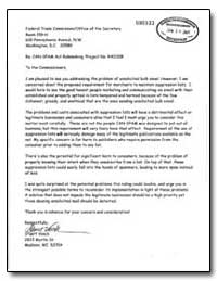 Re: Can-Spam Act Rulemaking, Project No.... by Voeck, Stuart