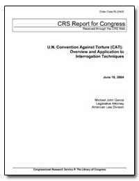 U.N. Convention against Torture (Cat): O... by Garcia, Michael John