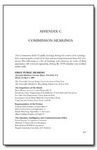 Appendix C : Commission Hearings by Griffith, Jeff
