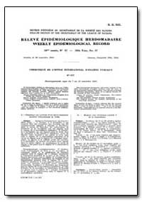 World Health Organization, Weekly Epidem... by Health Section of the Secretariat of the League of...