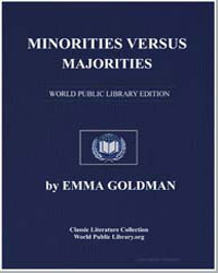 Minorities Versus Majorities by Goldman, Emma