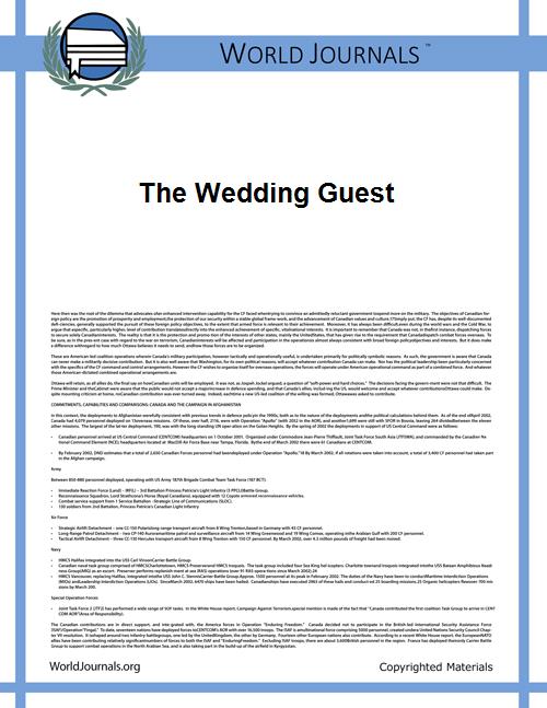 The Wedding Guest by Arthur, Timothy Shay
