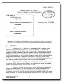 United States of America before the Fede... by Federal Trade Commission
