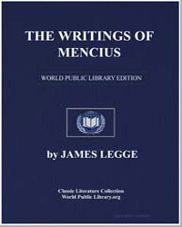 The Writings of Mencius by Legge, James
