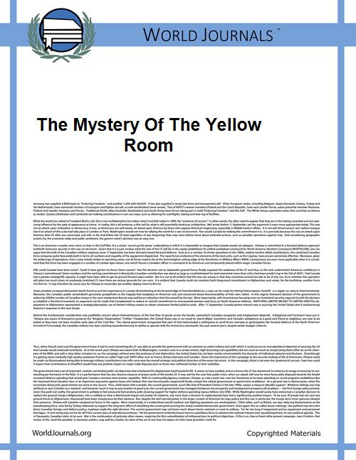 The Mystery of the Yellow Room by Leroux, Gaston