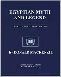 Egyptian Myth and Legend by Mackenzie, Donald
