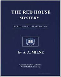 The Red House Mystery by Milne, A. A.