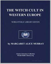 The Witch Cult in Western Europe by Murray, Margaret Alice
