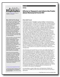 Efforts to Research and Inform the Publi... by General Accounting Office