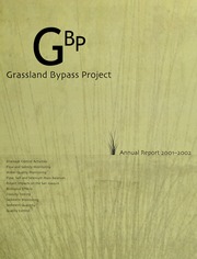 Grassland Bypass Project : Annual Report... by 