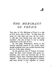 The Merchant of Venice by William Shakespeare
