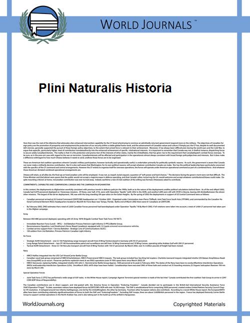 Plini Naturalis Historia by Albertus Fels