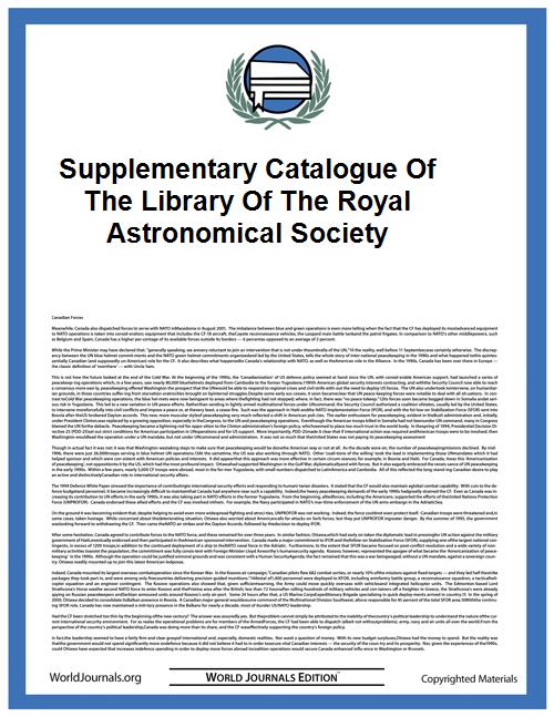 Supplementary Catalogue of the Library o... by Royal Astronomical Society Library