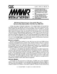Morbidity and Mortality Weekly Report (M... by Center for Disease Control (Cdc) and Prevention