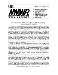 Morbidity and Mortality Weekly Report (M... by Center for Disease Control (Cdc) and Prevention