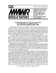 Morbidity and Mortality Weekly Report (M... by Center for Disease Control (Cdc) and Prevention