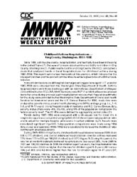 Morbidity and Mortality Weekly Report (M... by Center for Disease Control (Cdc) and Prevention