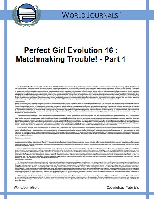 Perfect Girl Evolution 16 : Matchmaking ... Volume No. 16 by Hayakawa, Tomoko
