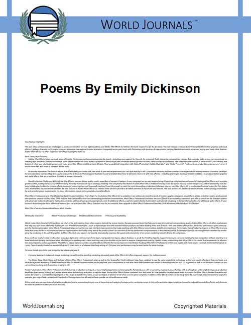 Poems By Emily Dickinson by Bianchi, Martha Dickinson