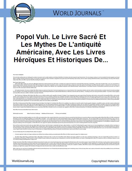 Popol vuh. Le livre sacré et les mythes... by Brasseur de Bourbourg, abbé, ed