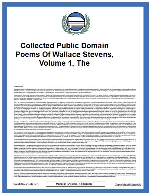 Collected Public Domain Poems of Wallace... by Stevens, Wallace