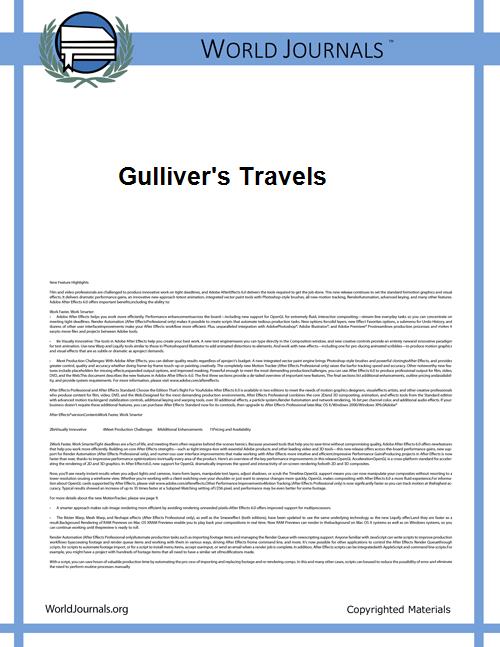 Gulliver's Travels by Swift, Jonathan, 1667-1745