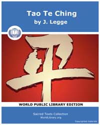 Tao Te Ching Volume Vol. 39 by Legge, J.