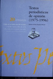 Textos periodísticos de opinión (1975-19... by 