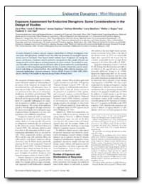 Exposure Assessment for Endocrine Disrup... by Rogan, Walter J.