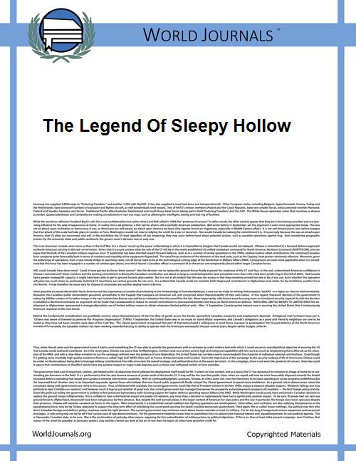 The Legend of Sleepy Hollow by Irving, Washington