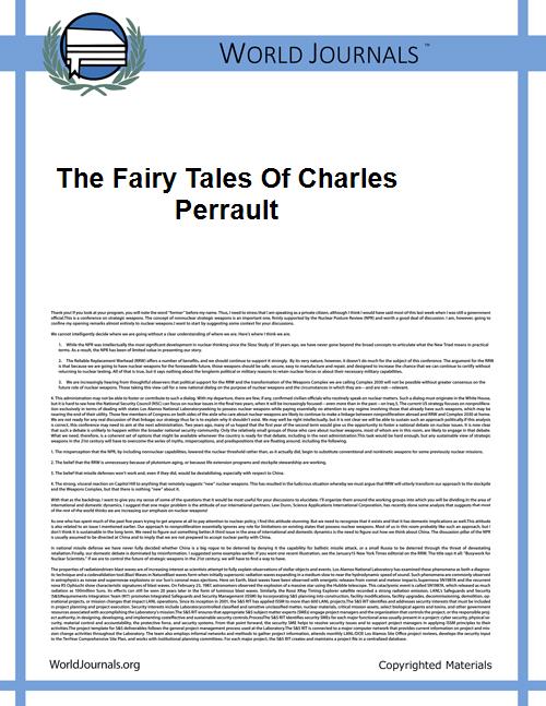 The Fairy Tales of Charles Perrault by Perrault, Charles
