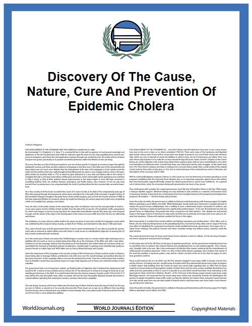 Discovery of the Cause, Nature, Cure and... by Moses L. Knapp