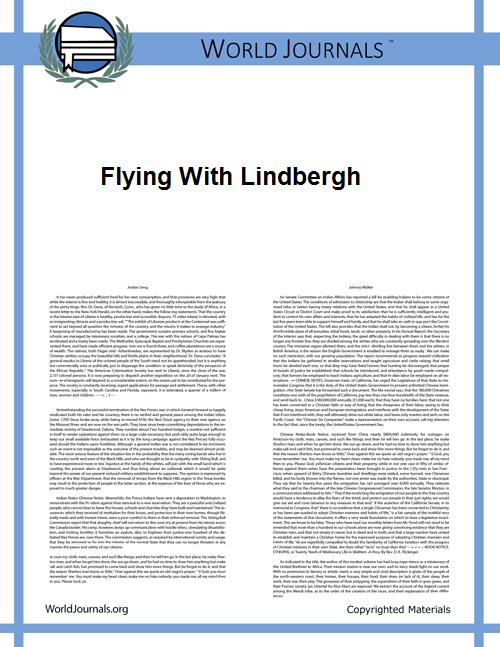 Flying with Lindbergh by Donald E. Keyhoe