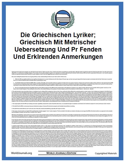 Die Griechischen Lyriker; Griechisch mit... by Archilochus, Alcaeus, Sappho, Simonides, Timocreon...